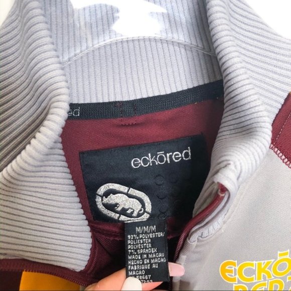 Echo Red track jacket two tone Size M - Picture 5 of 8